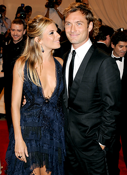 Sienna Miller and Jude Law