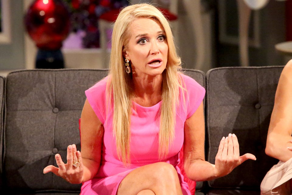 Kim Richards on Set