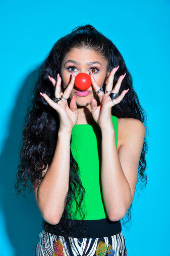 Zendaya Red Nose Photo