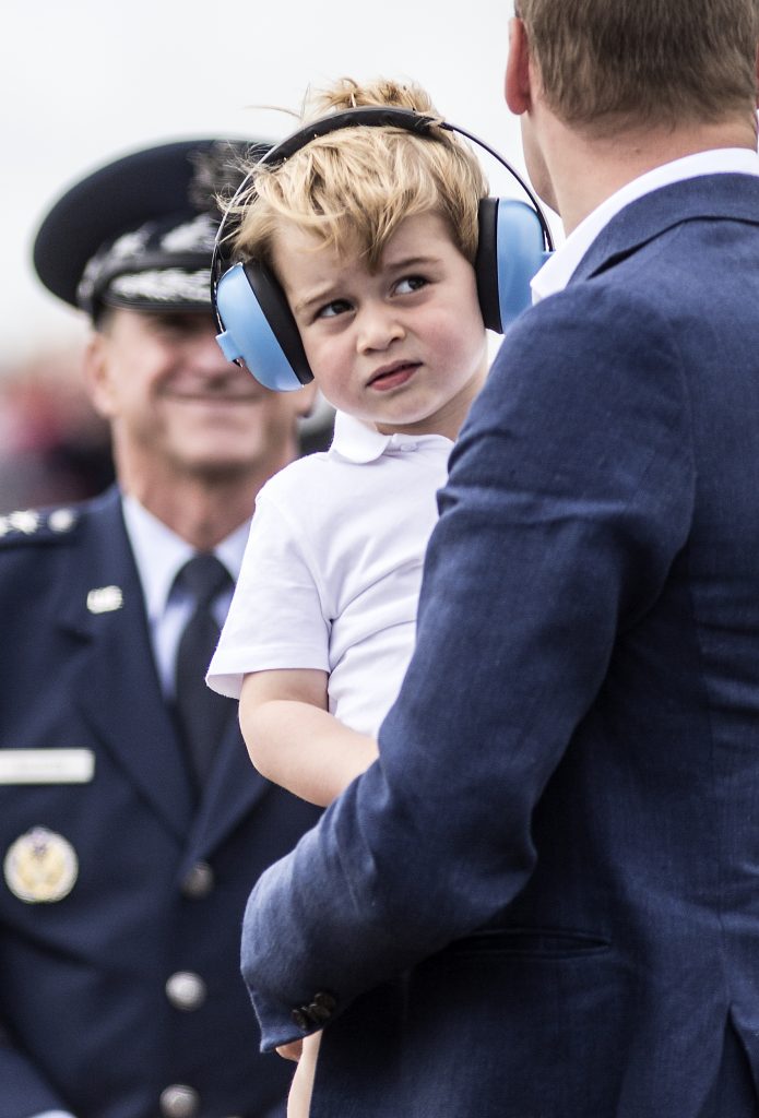 Prince George Ear Phones Pic