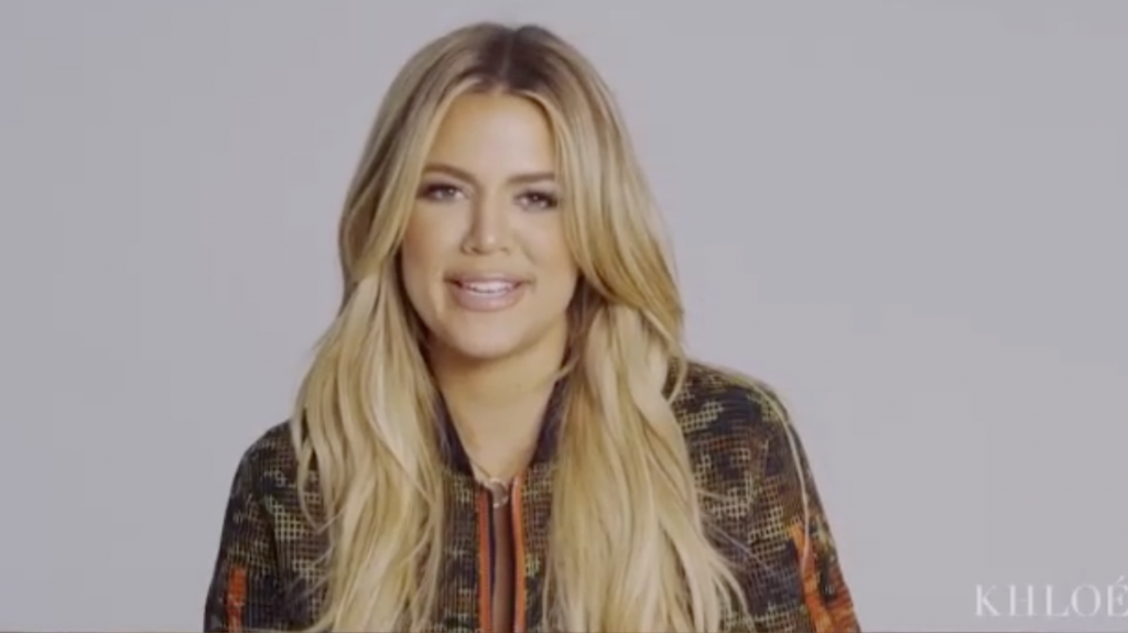 Khloe Kardashian with Big Lips