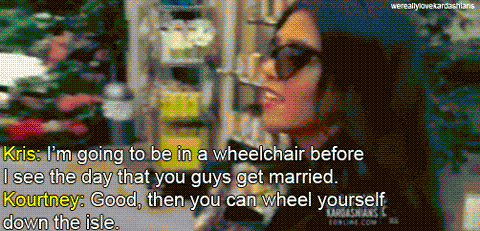 It's Kourtney's Timeline. The End.