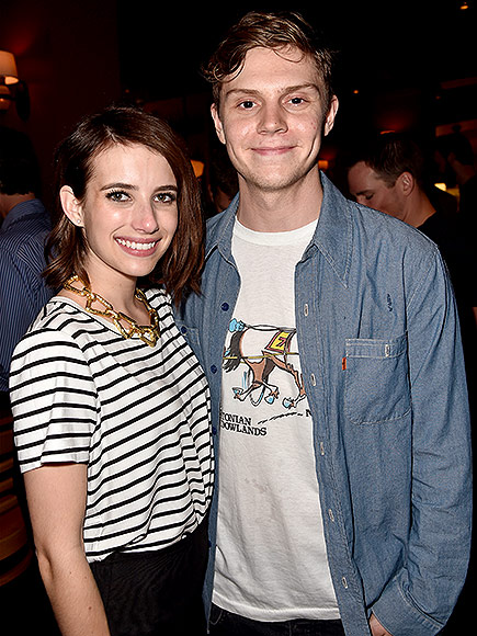 Emma Roberts and Evan Peters