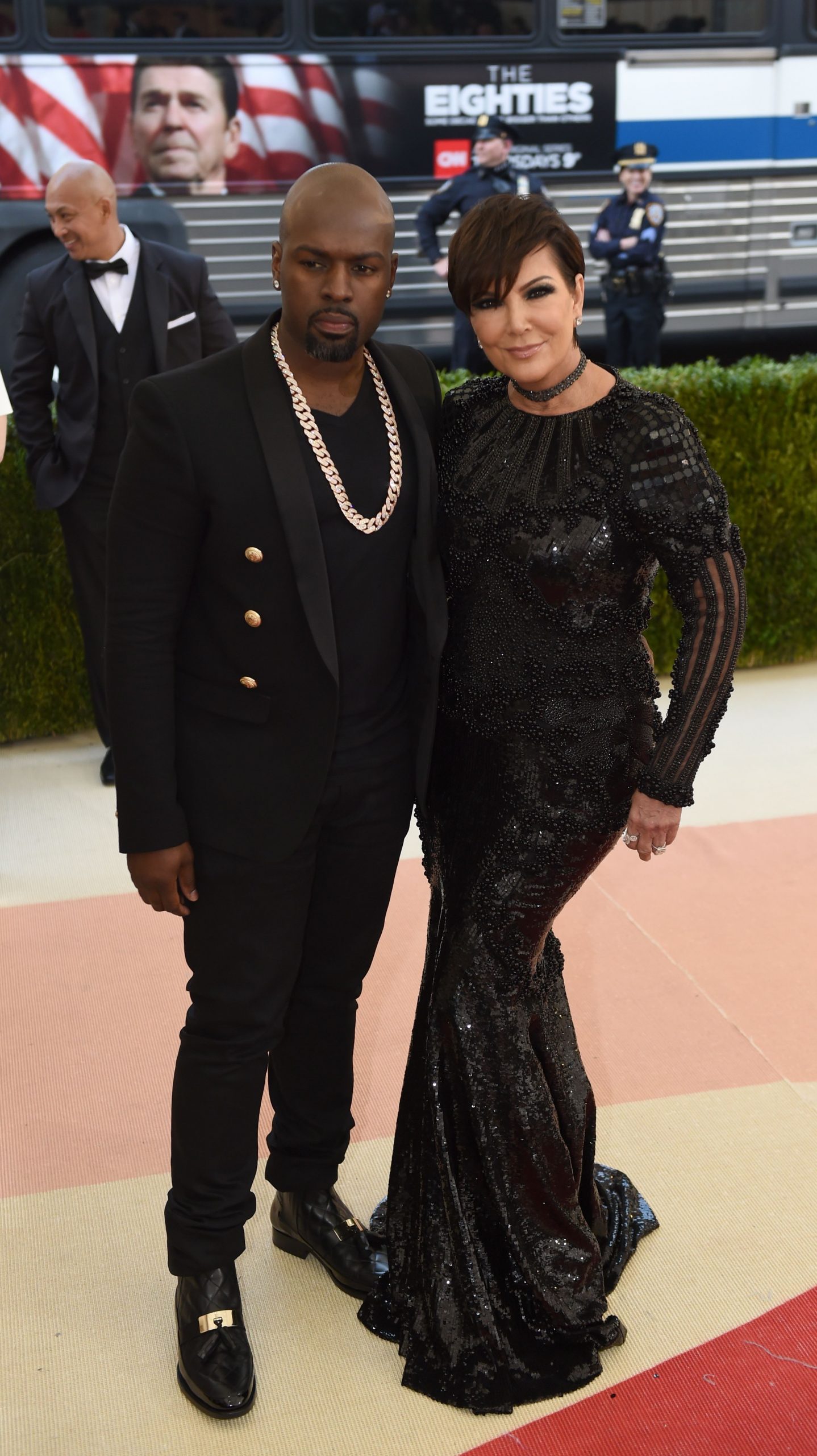 Kris Jenner and Corey Gamble at the MET Gala