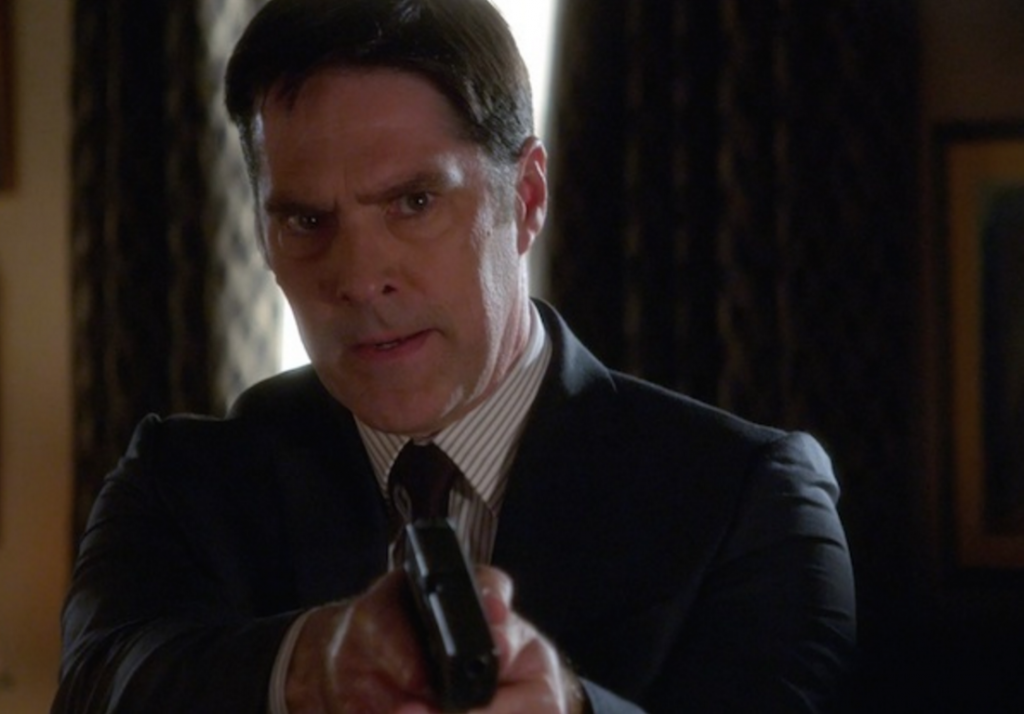 Thomas Gibson with a Gun