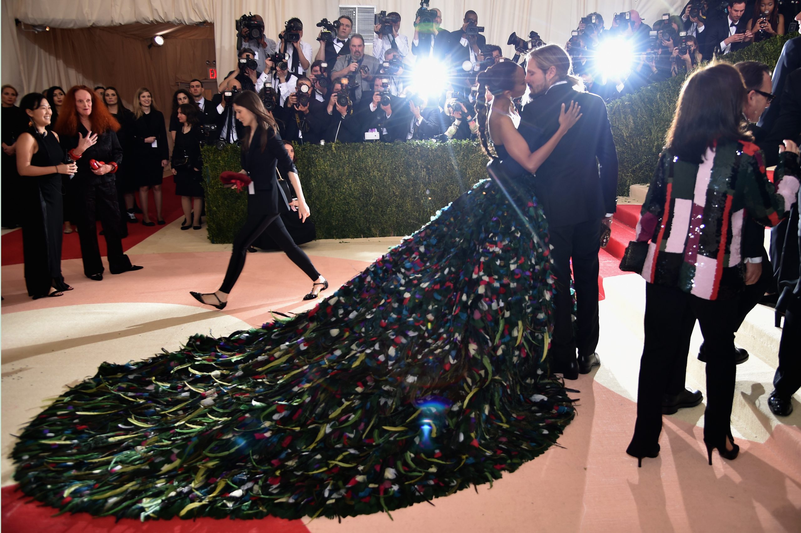 Zoe Saldana and Marco Perego: 2016 Costume Institute Gala