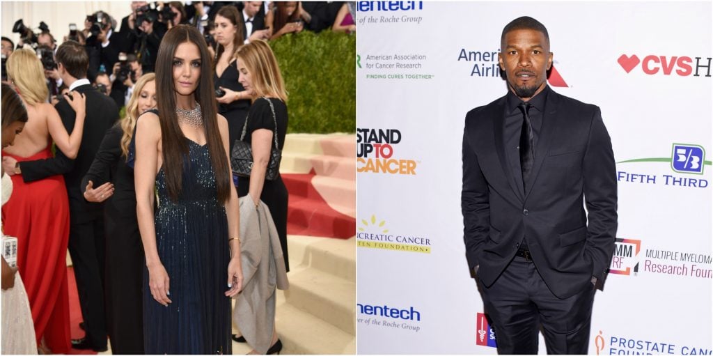 Jamie Foxx and Katie Holmes