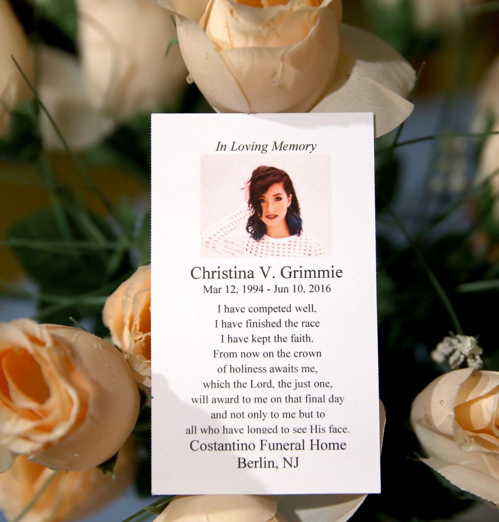 Christina Grimmie Funeral Photo