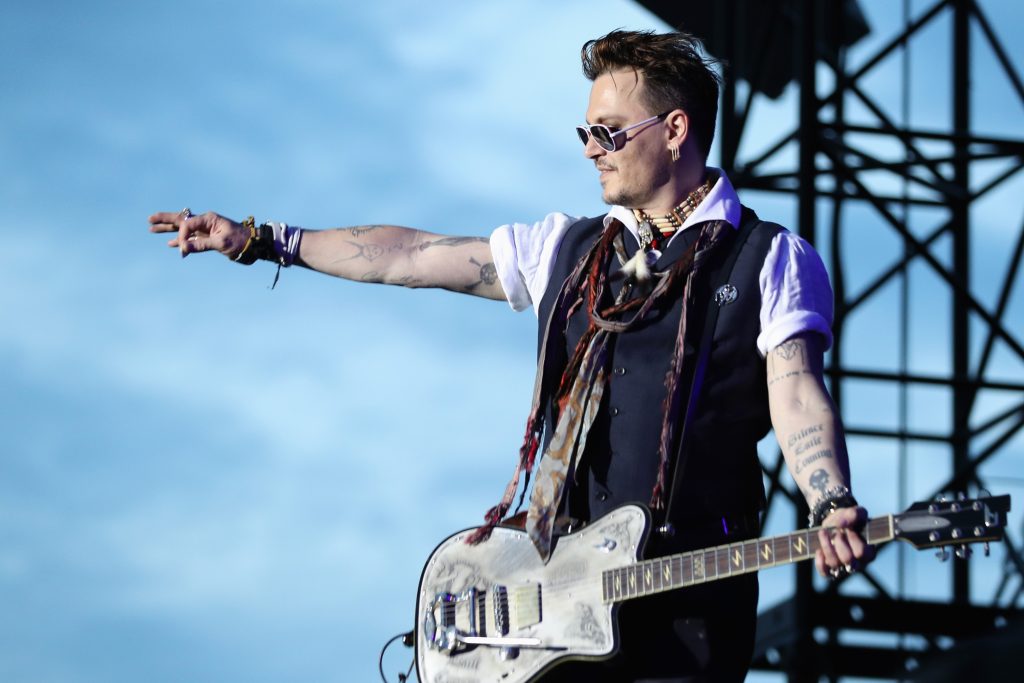 Johnny Depp Performs Germany
