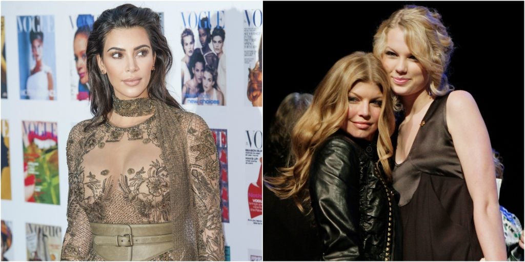 Kim Kardashian Fergie Taylor Swift Split Pic