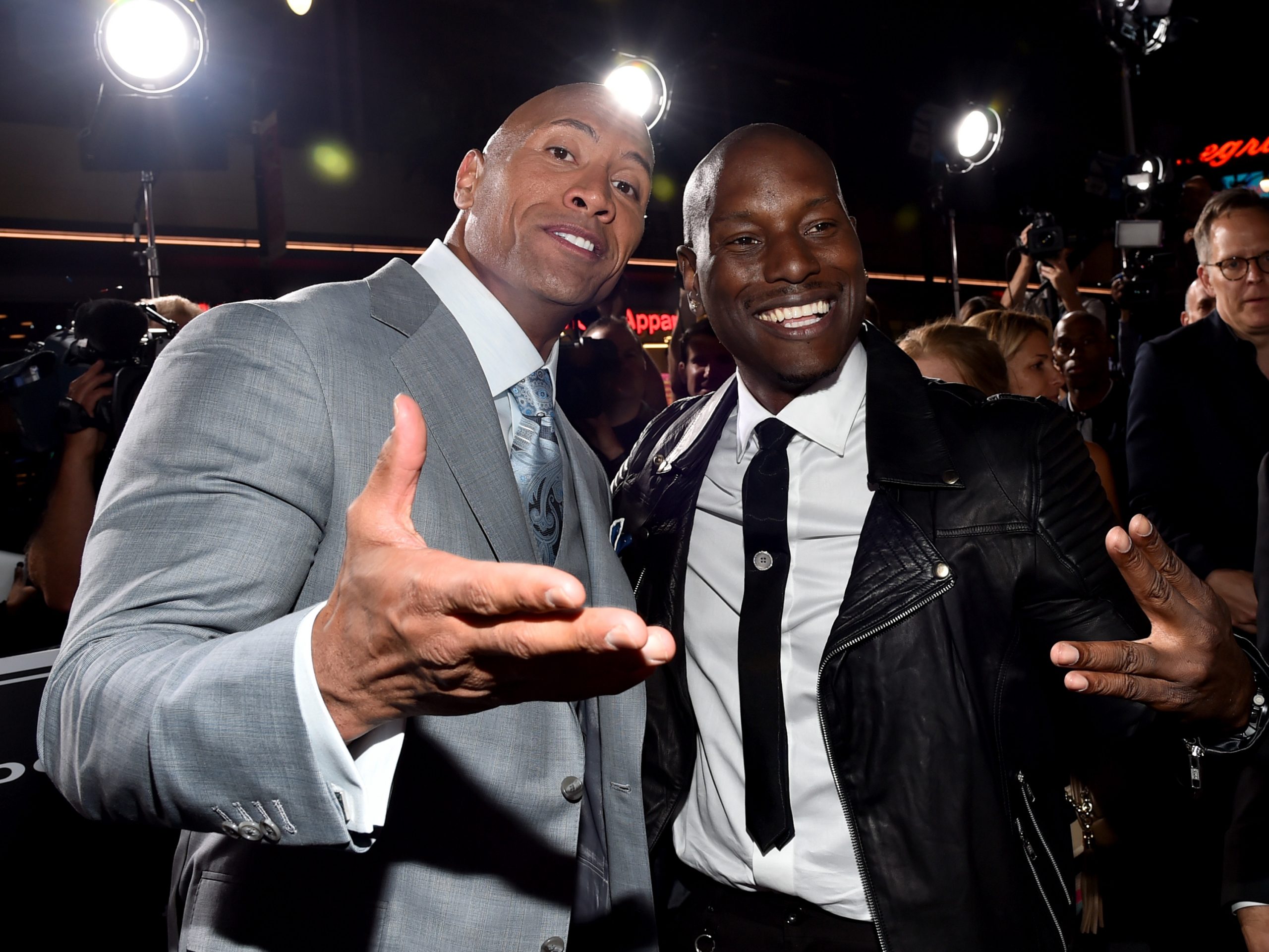 Dwayne Johnson vs. Tyrese Gibson
