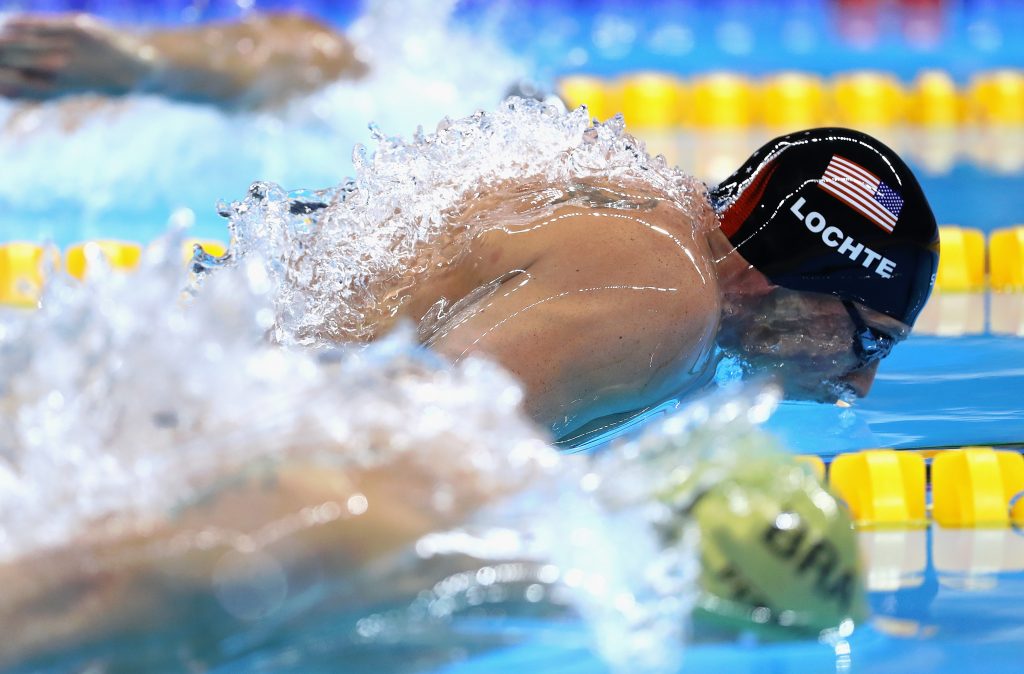 Ryan Lochte in Action