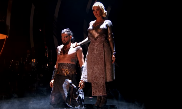 Amber Rose and Maksim Chmerkovskiy Makes Like Game of Thrones