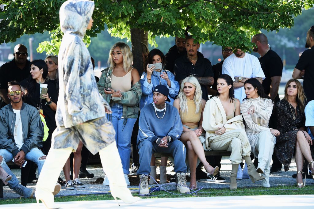 Kardashians At Yeezy Season 4 Fashion Show