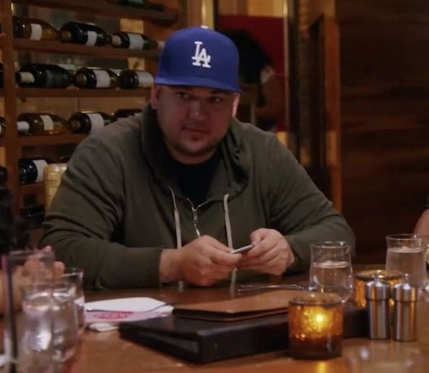 Rob Kardashian at Dinner