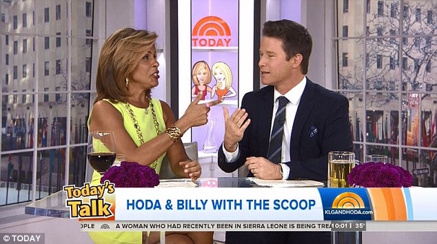 Hoda Kotb and Billy Bush