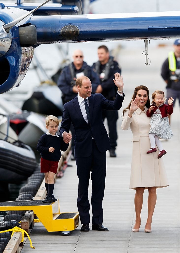 Will Kate George Charlotte Wave Goodbye Victoria 