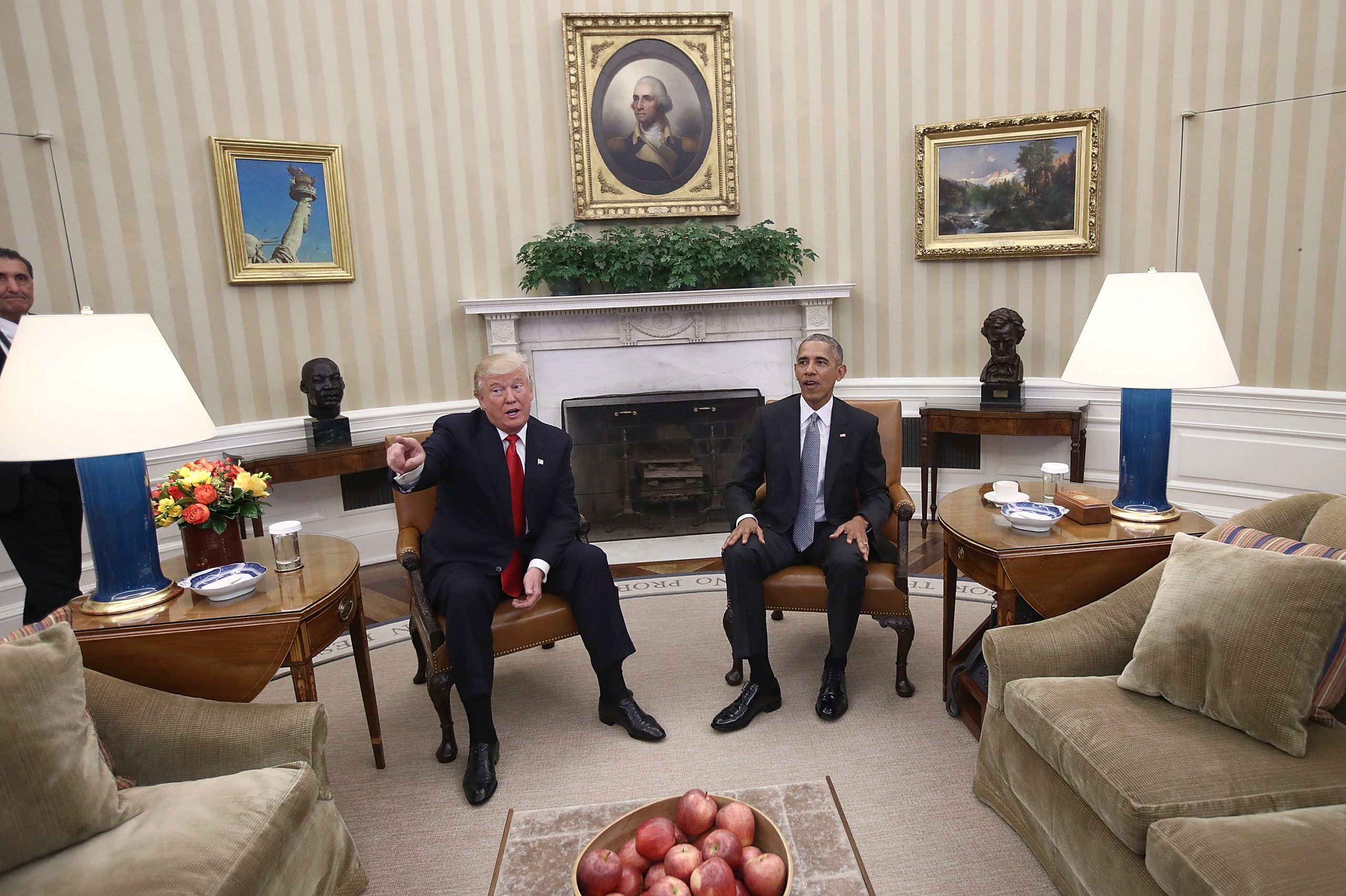 In the Oval Office