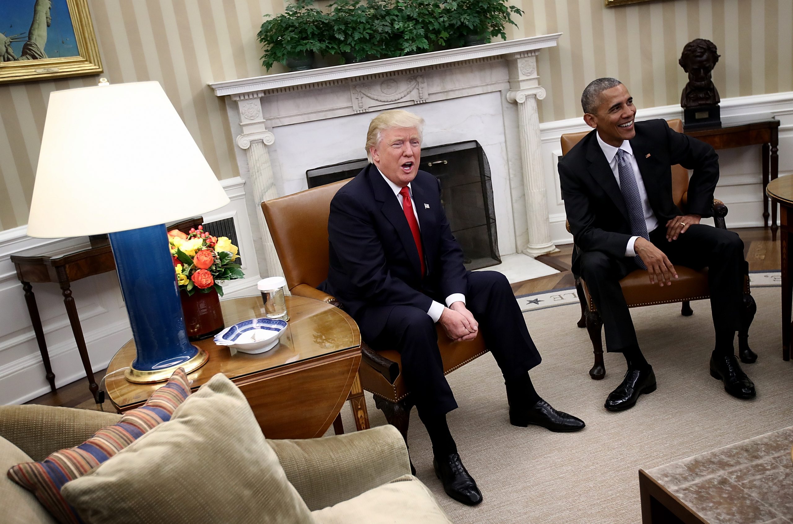 Trump and Obama