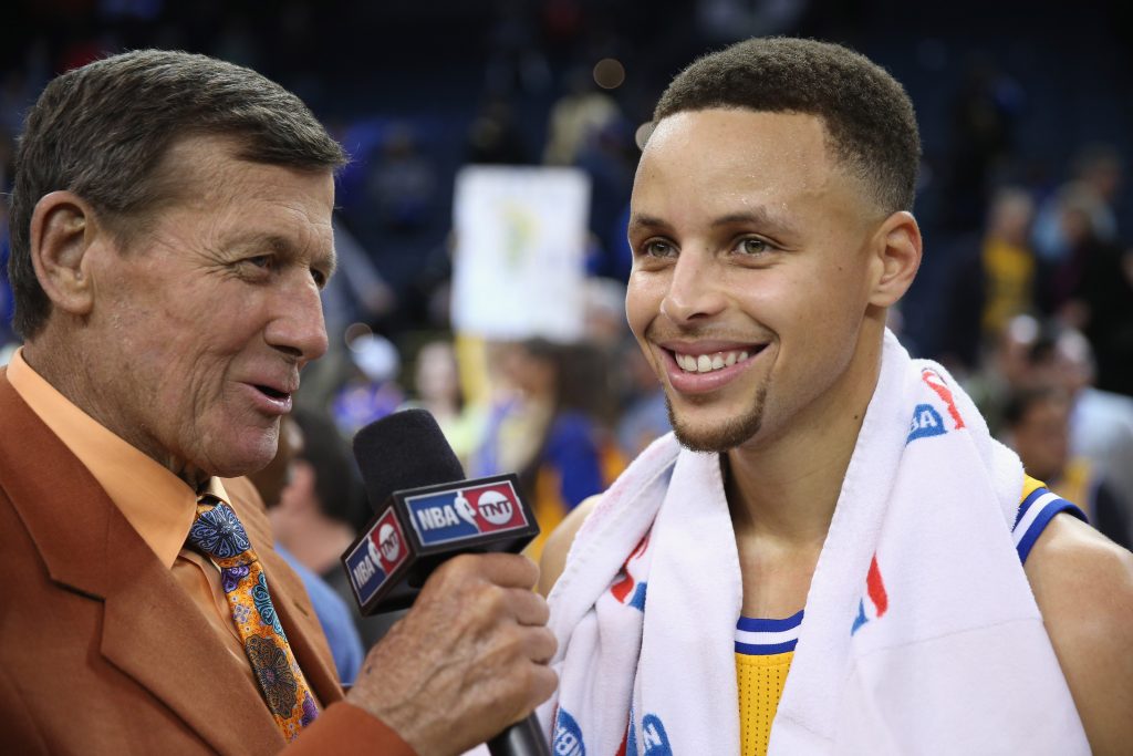 Craig Sager ad Steph Curry