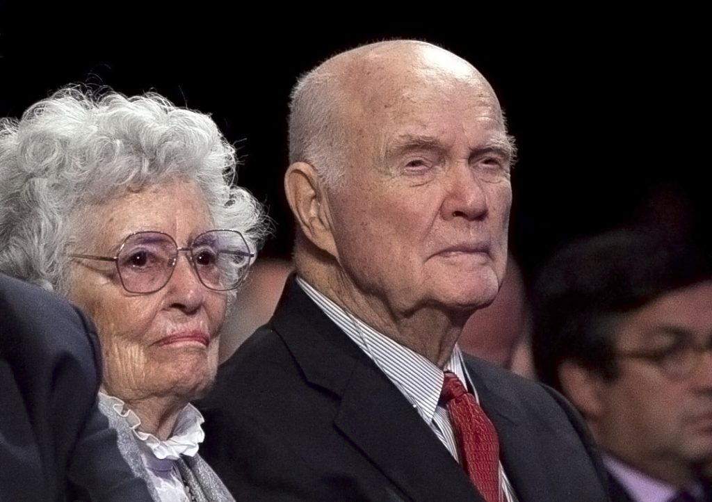John Glenn and Wife