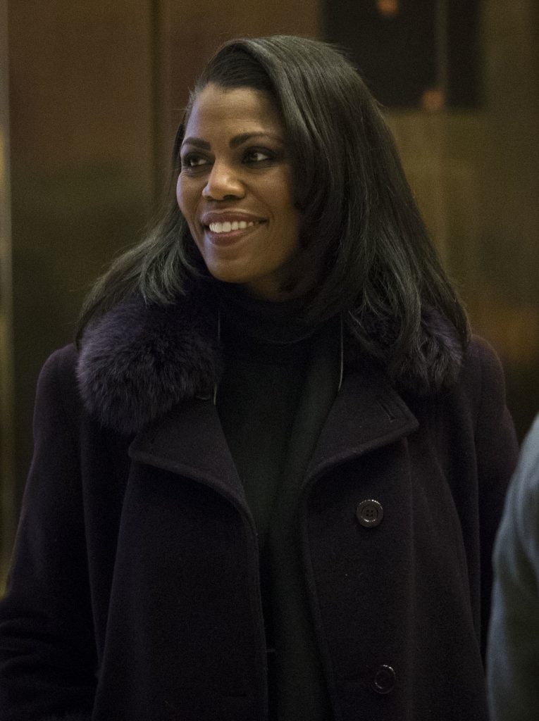Omarosa Manigault at Trump Tower