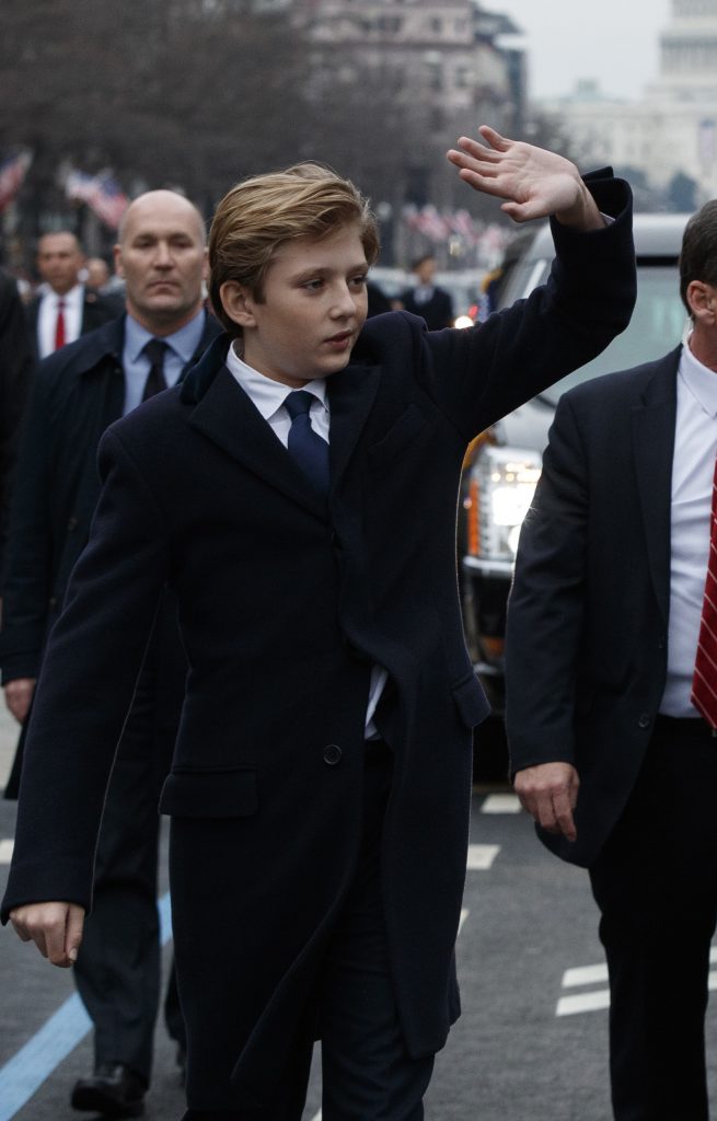 Barron Trump Waves