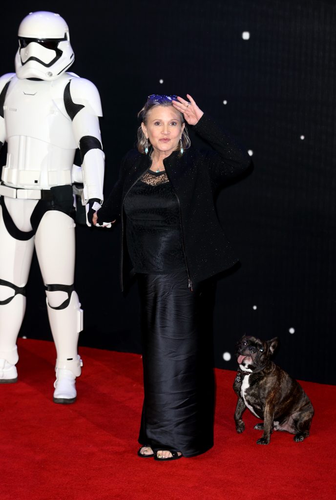 Carrie Fisher Salutes