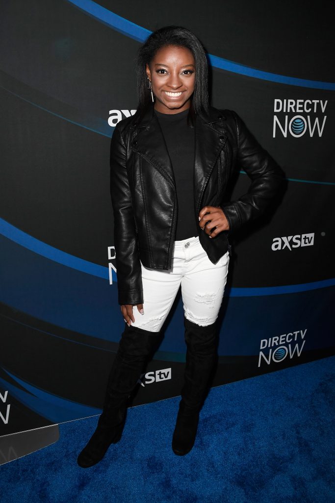 Simone Biles Red Carpet Pic