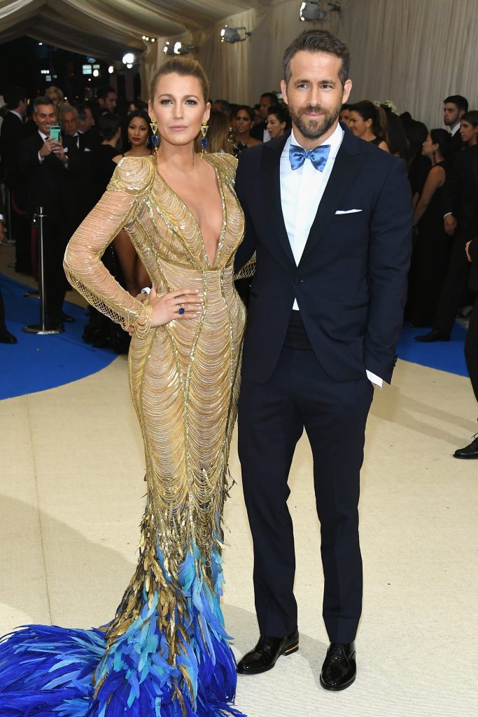 Blake Lively and Ryan Reynolds at 2017 MET Gala