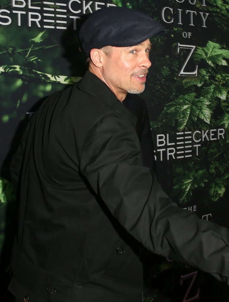 Brad Pitt in a Good Mood