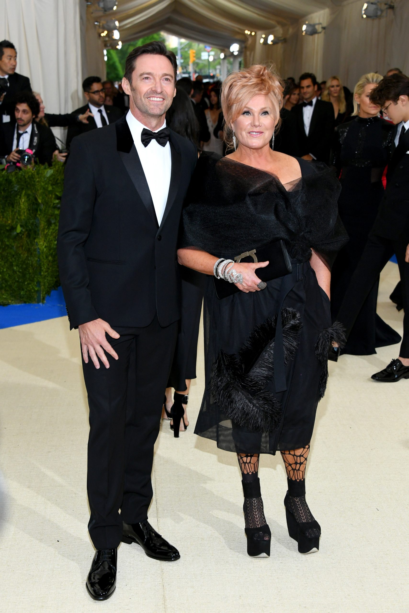 Hugh Jackman and Deborra-Lee Furness at 2017 MET Gala