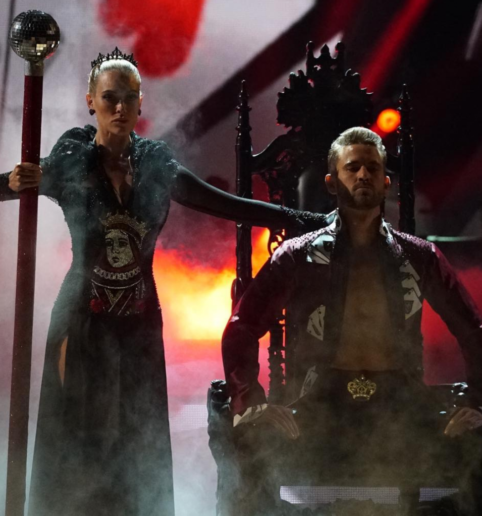 Nick Viall on a Throne
