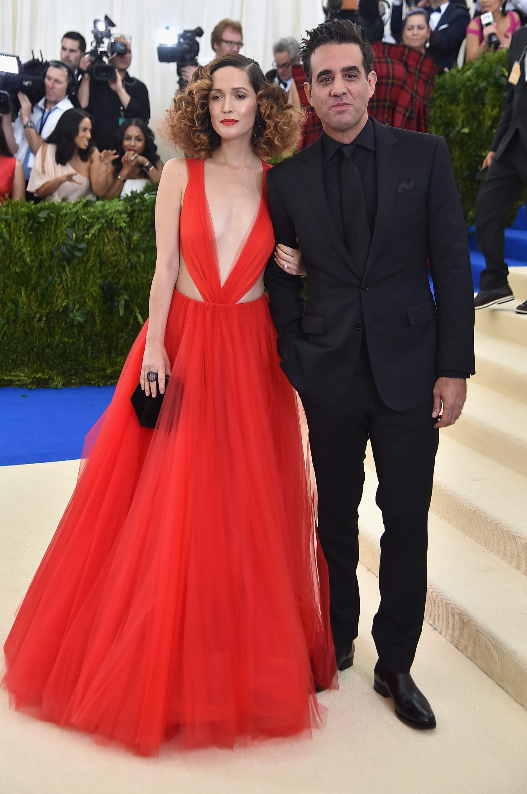 Rose Byrne and Bobby Cannavale at 2017 MET Gala
