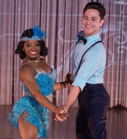 Simone Biles in Blue