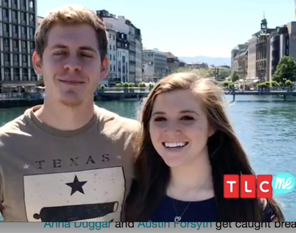 Autin Forsyth and Joy-Anna Duggar Honeymoon Pic