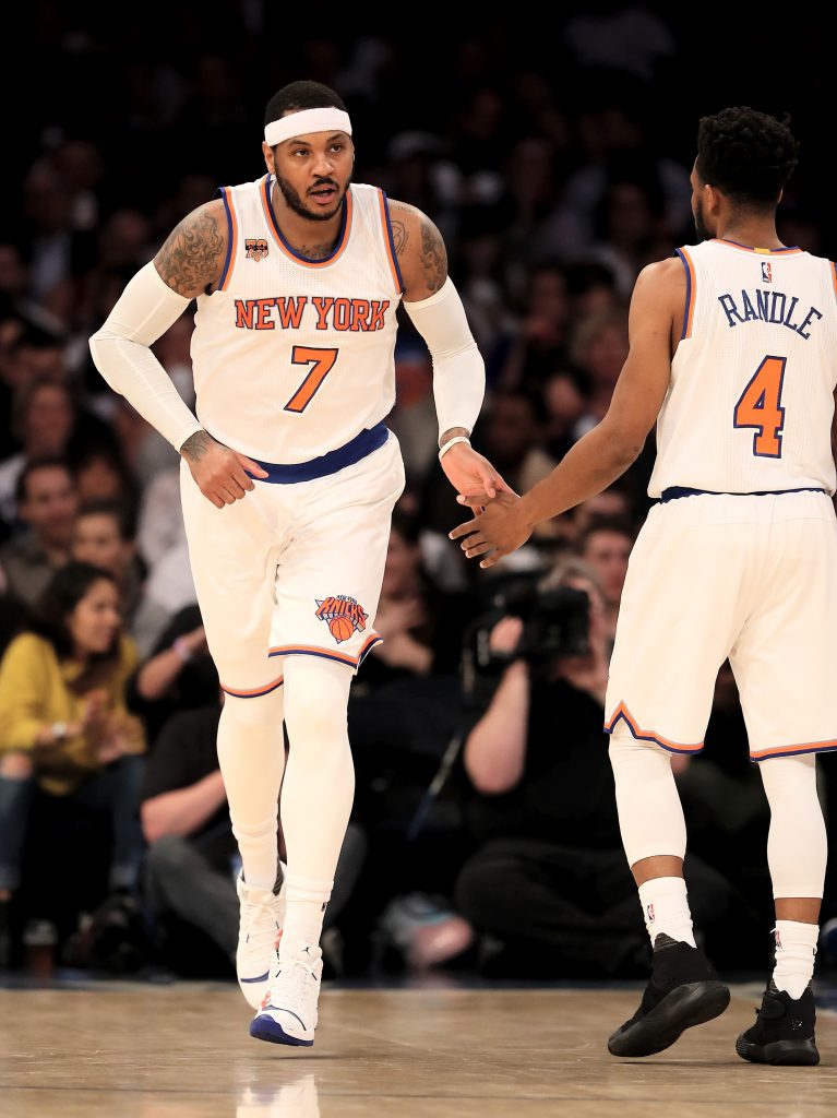 Carmelo Anthony as a Knick