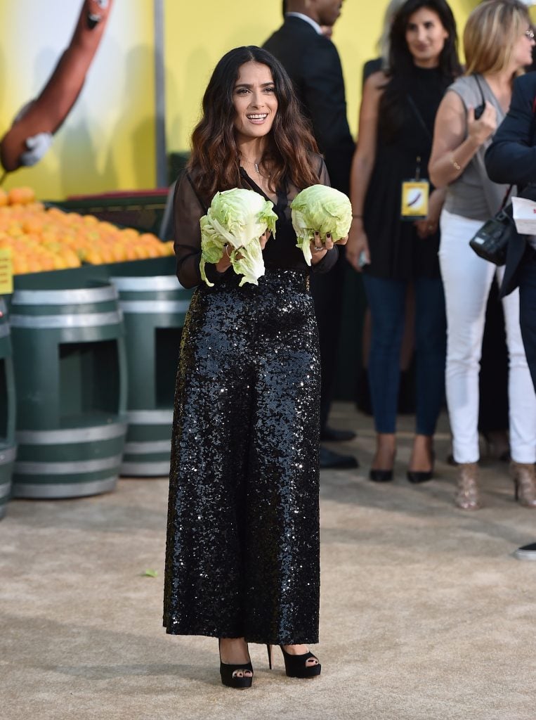 Salma Hayek's Ample Cabbages