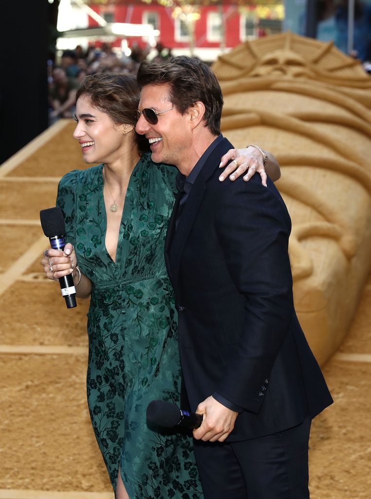 Tom Cruise and Sofia Boutella