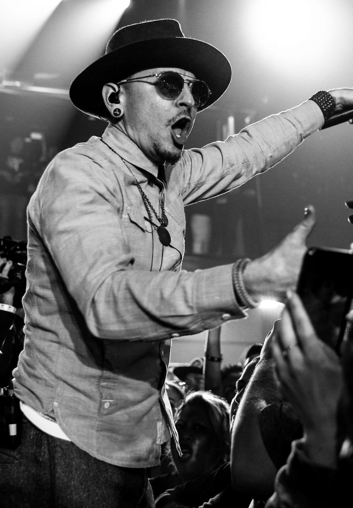Chester Bennington in Black/White