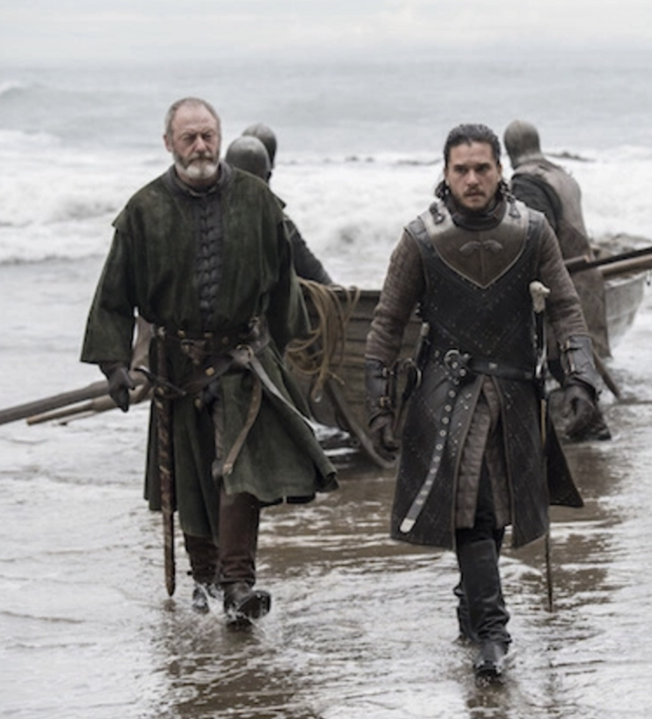 Jon at Dragonstone