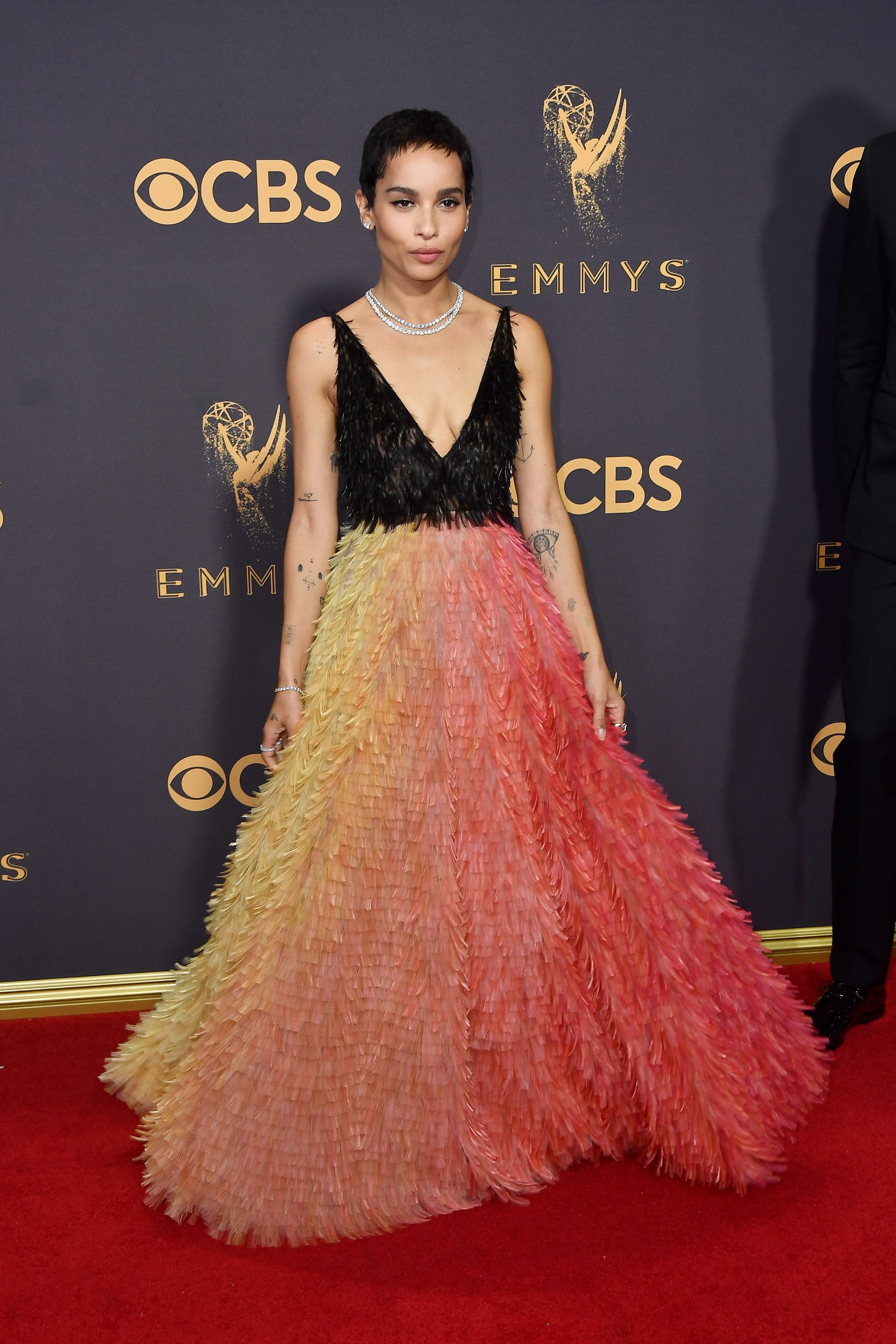 Zoe Kravitz at 2017 Emmys