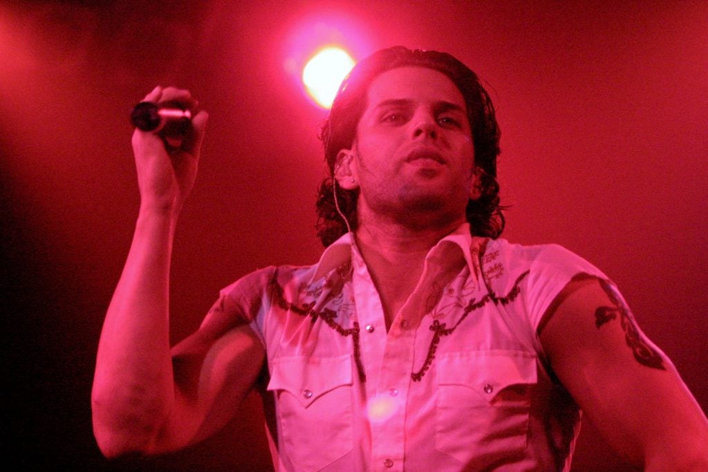 Devin Lima of LFO, All in Red