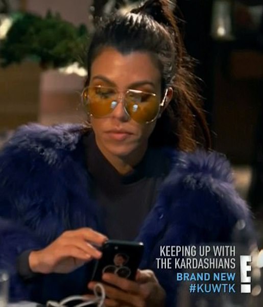 Kourtney Gets a Message