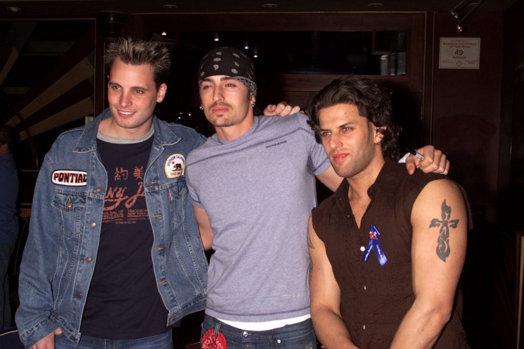 LFO Members Rich Cronin, Brad Fischetti, and Devin Lima