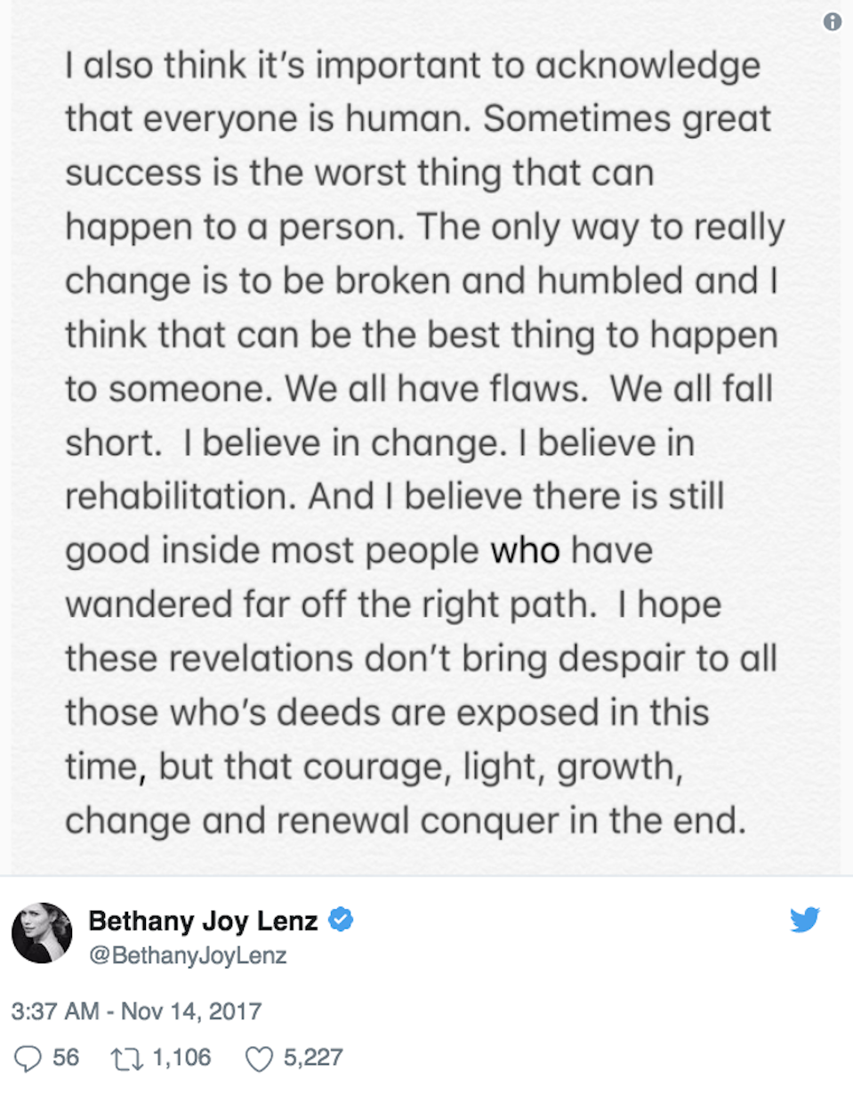 More from Bethany Joy Lentz: