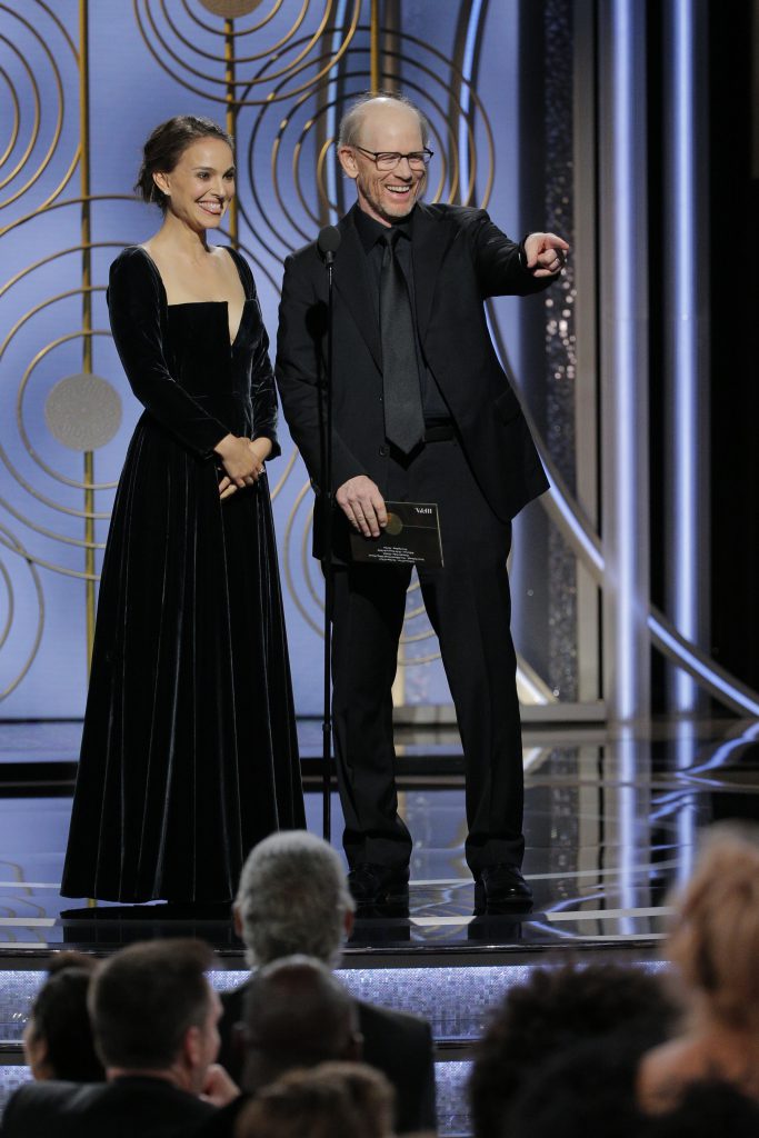 Natalie Portman and Ron Howard, Golden Globes Presenters