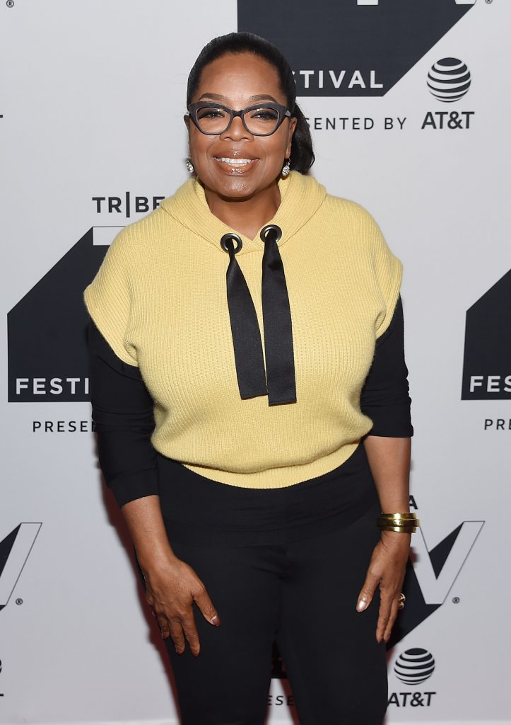 Oprah Winfrey in Yellow and Black