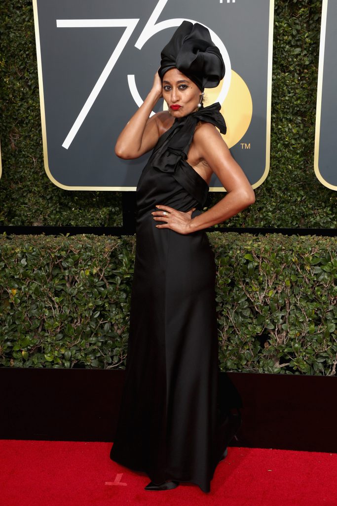Tracee Ellis Ross at the Golden Globes