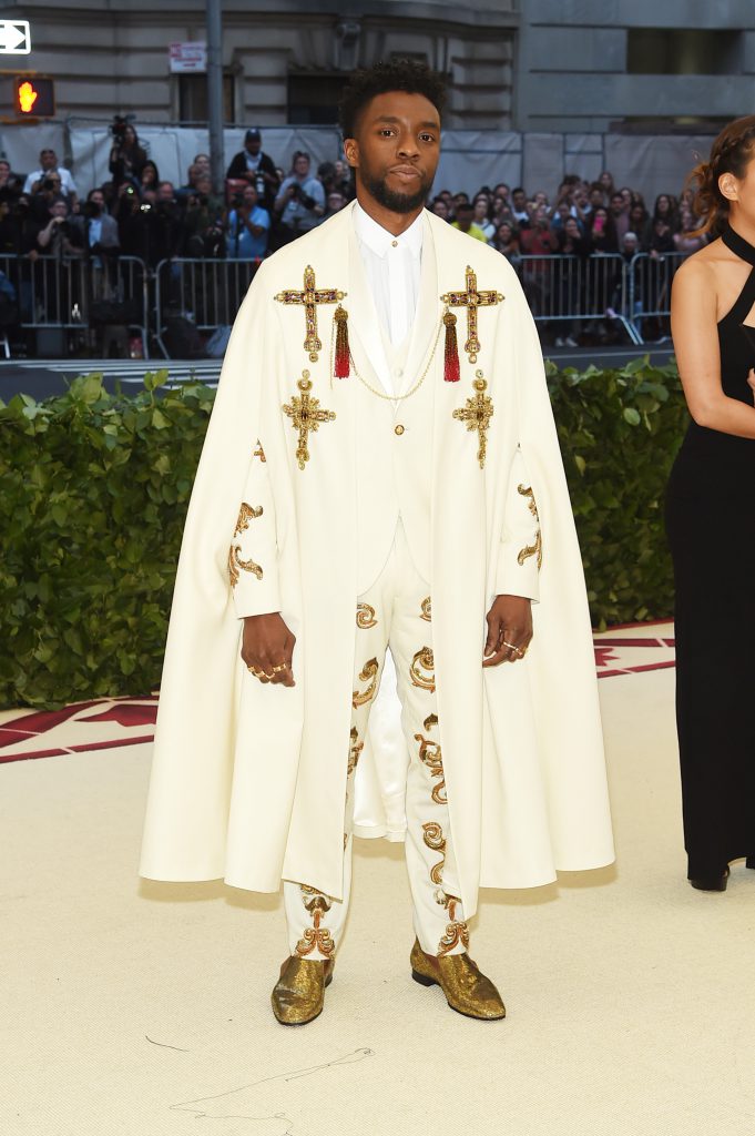 Chadwick Boseman at the Gala